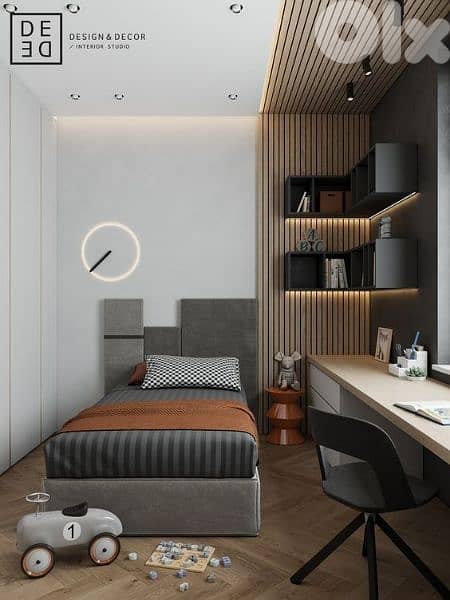 kid bedroom غرفة نوم تفصيل 0