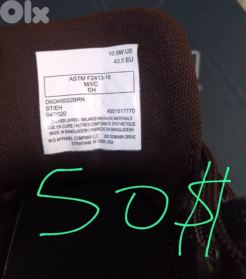 botte 43.5 new usa 1