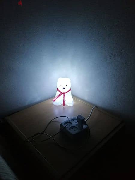 Christmas ice polar bear light from Paris 2