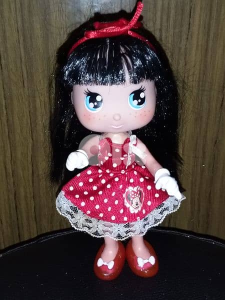 I LOVE MINNIE MOUSE Disney 17Cm FAMOSA medium Rare Vintage Great doll. 0