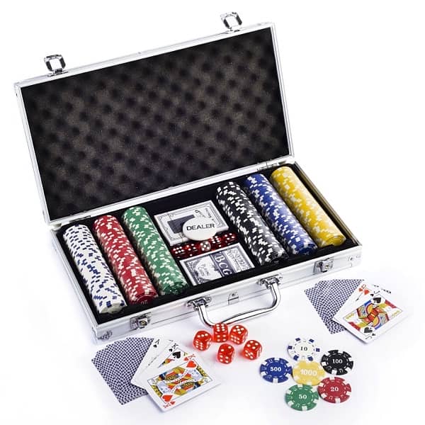 Poker set 100 to 500 chips 0
