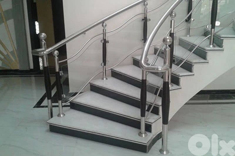 زجاج سيكوريت درابزينات ستانلس وحديد 5