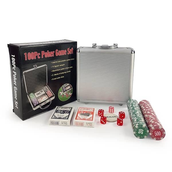 Poker set 100 to 500 chips 4