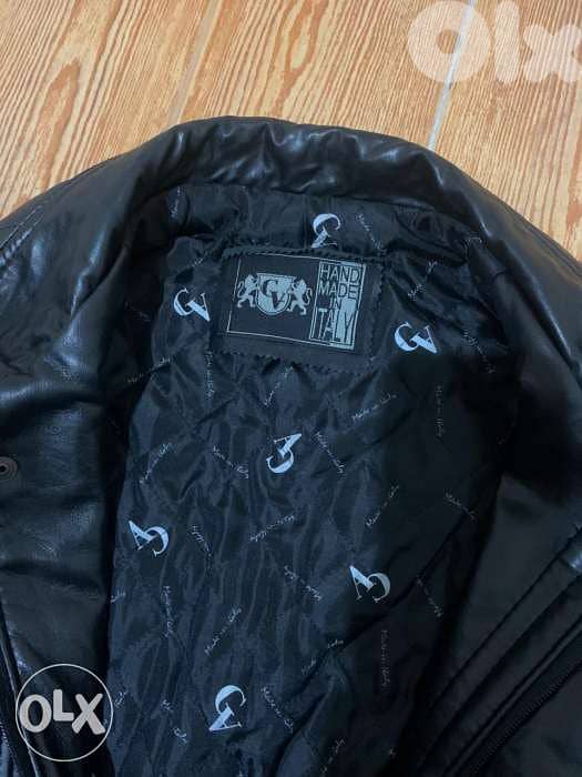 جاكيت جلد أصلي إيطالي 2