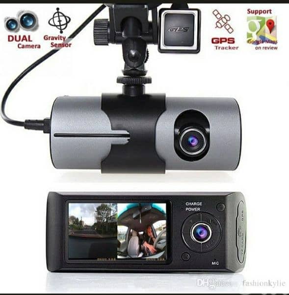 Sonik Dual Camera Car Vehicle DVR SNK-R300 1