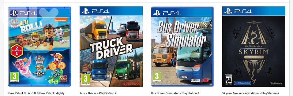 PS4 Games for Sale 1