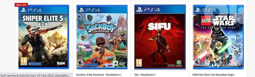 PS4 Games for Sale 3