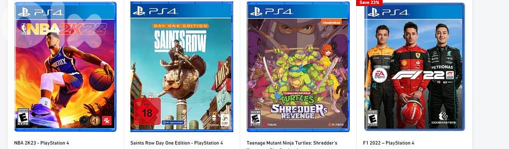 PS4 Games for Sale 5
