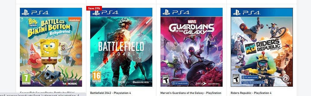 PS4 Games for Sale 17