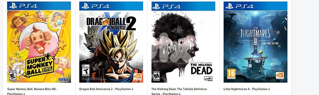 PS4 Games for Sale 10