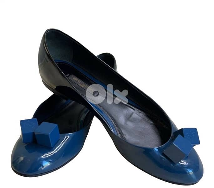 Louis vuitton blue flat 0