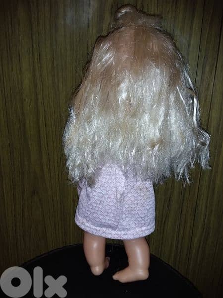 FAMOSA BIG BABY Girl dressed doll height 44 Cm Still very good=20$ 3