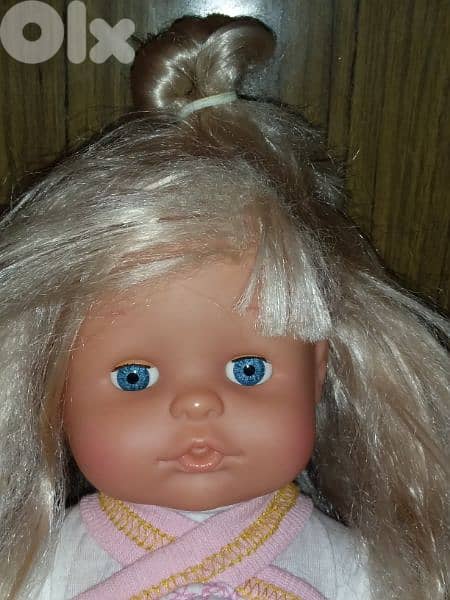 FAMOSA BIG BABY Girl dressed doll height 44 Cm Still very good=20$ 1