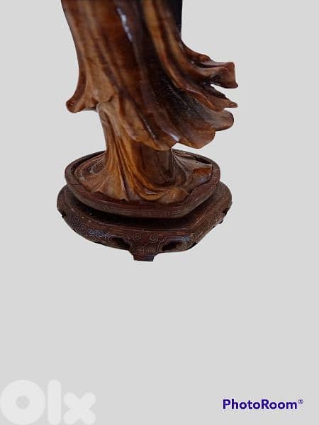 19th. century Chinese Tiger Eye stone statue hand carved 6