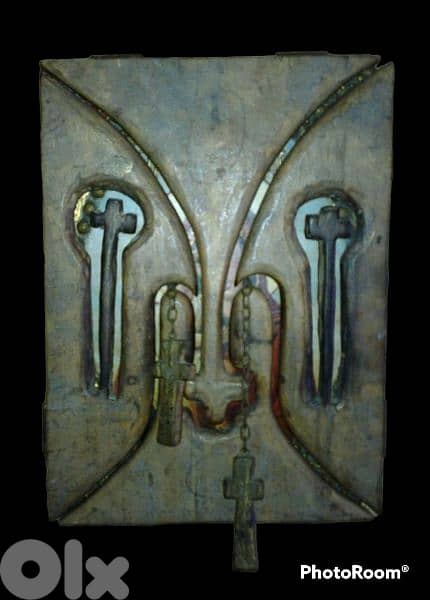 Rare 19th century foldable Russian Icon 2