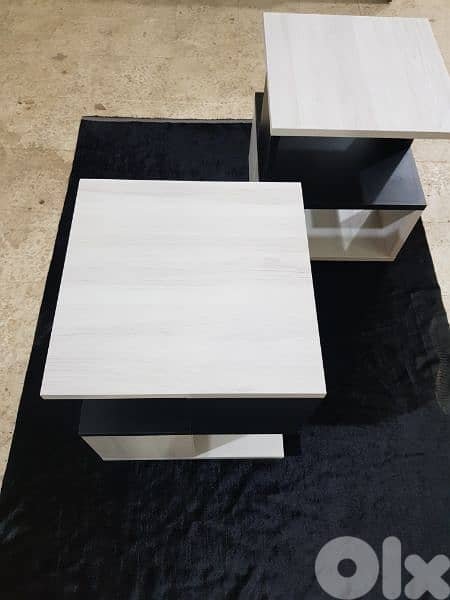 طاولات لاميكا اسود و رمادي 2