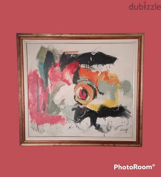 Oil painting on canvas by Missak Terzian 1988 ( The Rose) 0