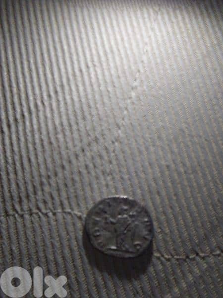 Roman coin silver of Roman Emperor Valarian year 259 AD. Valerian 1