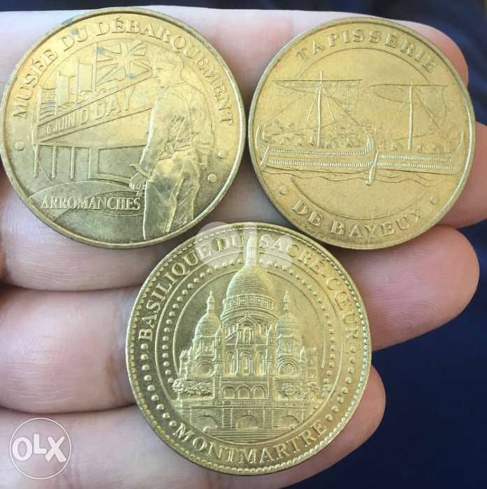 ميدالية فرنسا عدد ٣ Monnaie de Paris 0