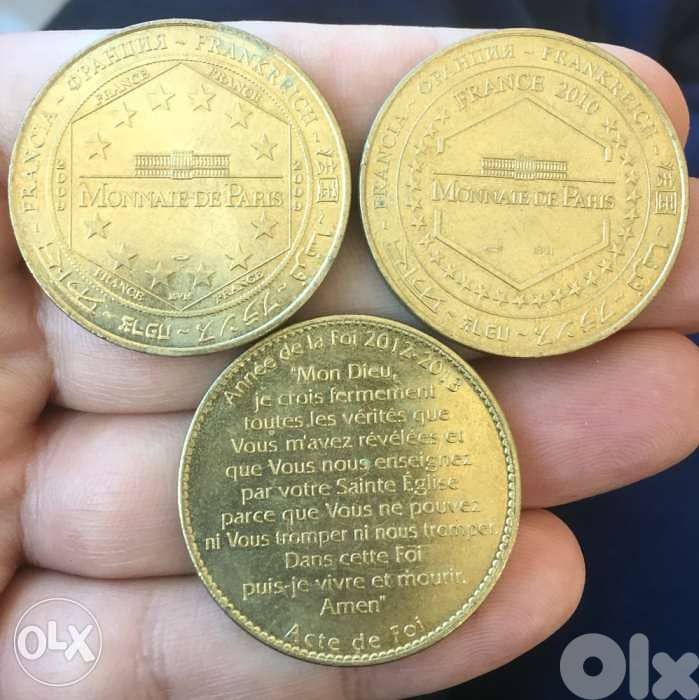 ميدالية فرنسا عدد ٣ Monnaie de Paris 1