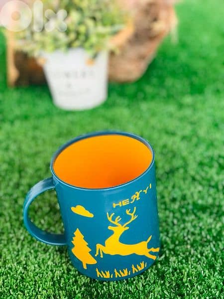 Christmas spirit elk melamine mugs 1