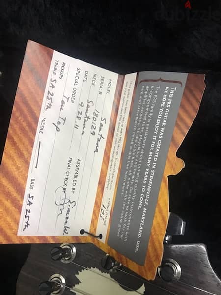 PRS Santana 25th Anniversary Made in USA limited 2