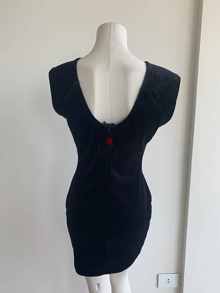 AX Paris black velvet classy dress 2