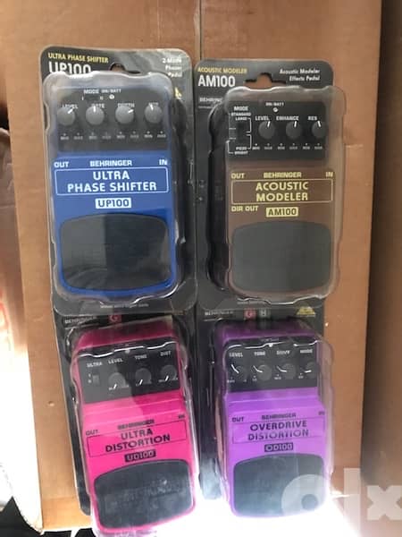 Guitar Pedals EFFECT Behringer prices each 1