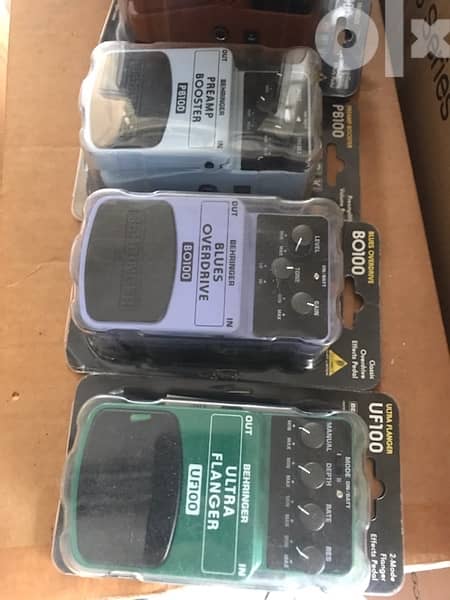 Guitar Pedals EFFECT Behringer prices each 2