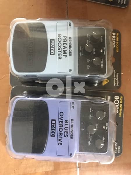 Guitar Pedals EFFECT Behringer prices each 5