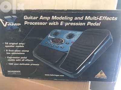 Behringer V-AMP2 virtual guitar pedal and effects