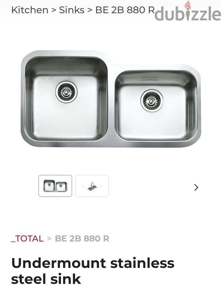 Teka-Undermount sink BE 2B 880R 0