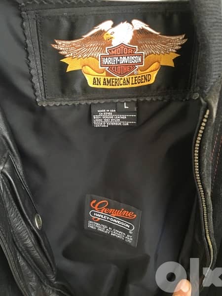 Harley bikers leather Jacket 3