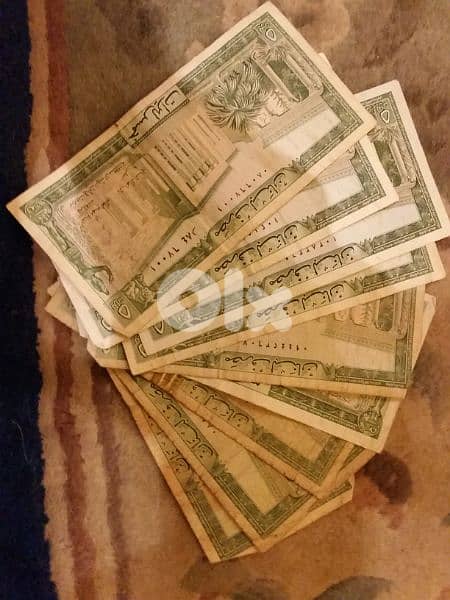 old lebanise  and euro coins 3