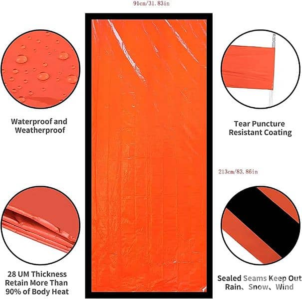 honyao survival sleeping bag 1