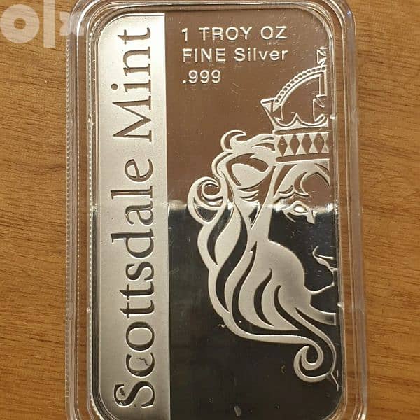 St Micheal silver ounce 999 3