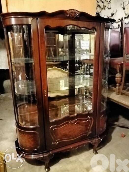 فيترين في غاية الجمال والروعة فرنسية الاصلية القديمة انتيك 0