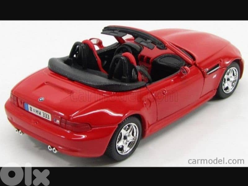 BMW M Roadster diecast car model 1:24. 2