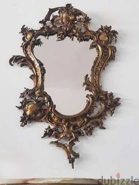 كونصول مع مرايا من البرونز الفاخر القديم 1