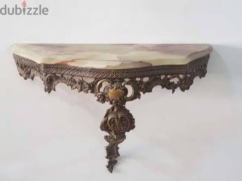 كونصول مع مرايا من البرونز الفاخر القديم 2