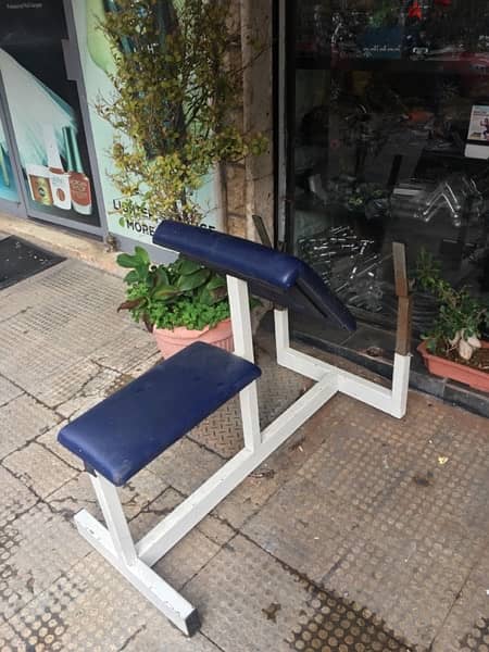 biceps bench like new heavy duty we have also all sports equipment 1