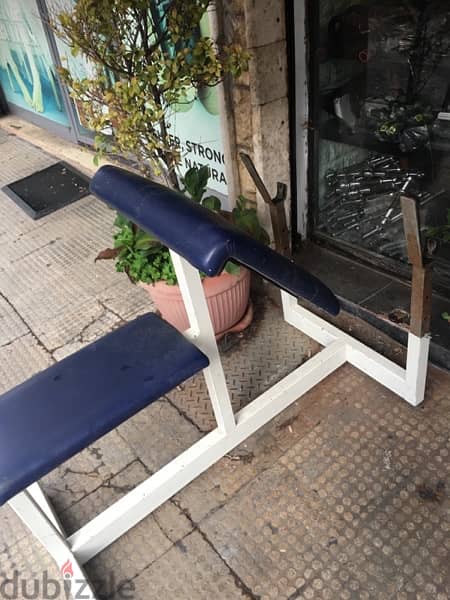 biceps bench like new heavy duty we have also all sports equipment 2