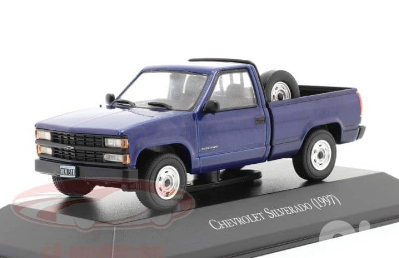 Chevrolet Silverado, (1997) diecast car model 1;43. 1