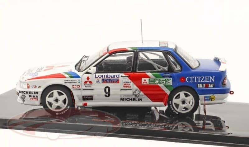 Mitsubishi Galant  (Rally 1990) diecast car model 1;43. 2