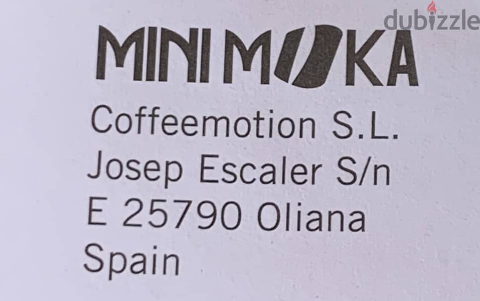 Mini moka suitable for coffee ground & pods 1