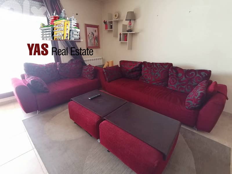 Kfardebian / Mzaar 170m2 + 90m2 Garden | Furnished | Rent | Faraya | 1
