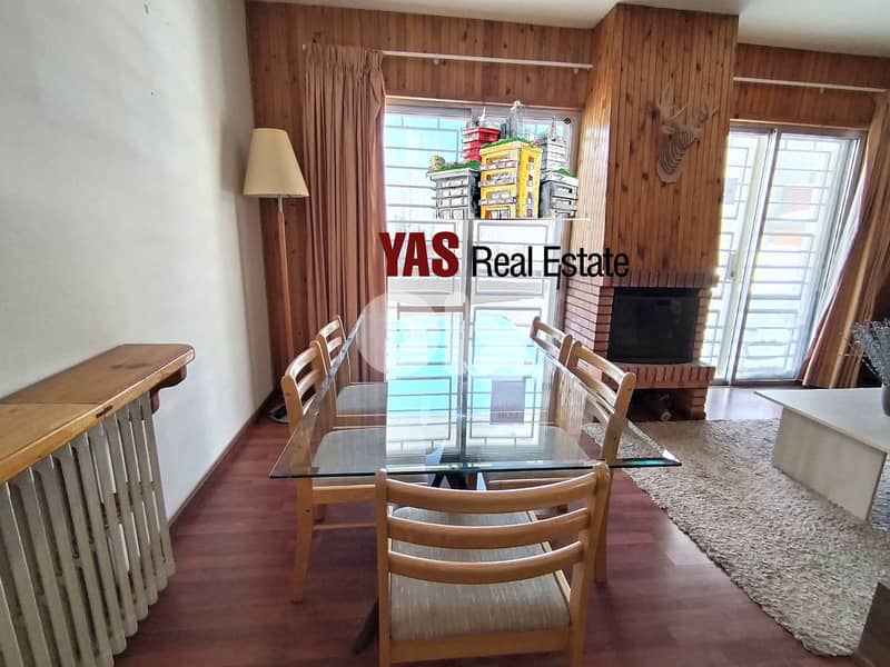 Ouyoun el Siman 100m2 + 90m2 Garden | Furnished | Rent | Faraya | 1