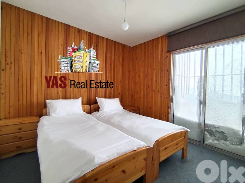 Ouyoun el Siman 100m2 + 90m2 Garden | Furnished | Rent | Faraya | 5