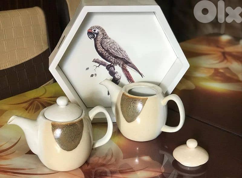 heat resistant ceramic tea pot 5$ 1