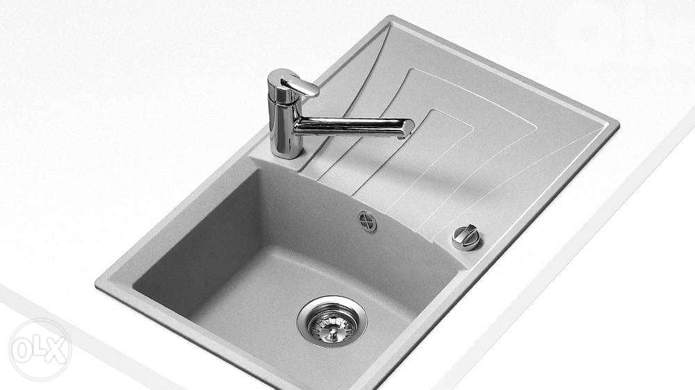 غرانيت مجلى، UNIVERSE 45 GT 1B 1D Inset Tegranite Sink 0